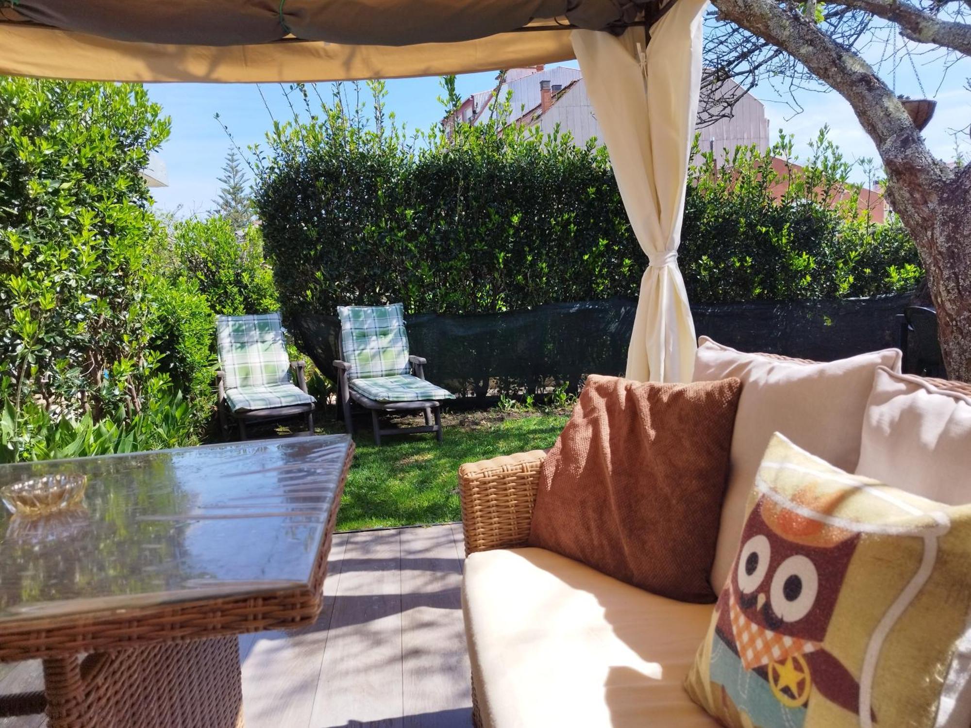 Appartement Jardin, Terraza Y Barbacoa à O Grove Extérieur photo