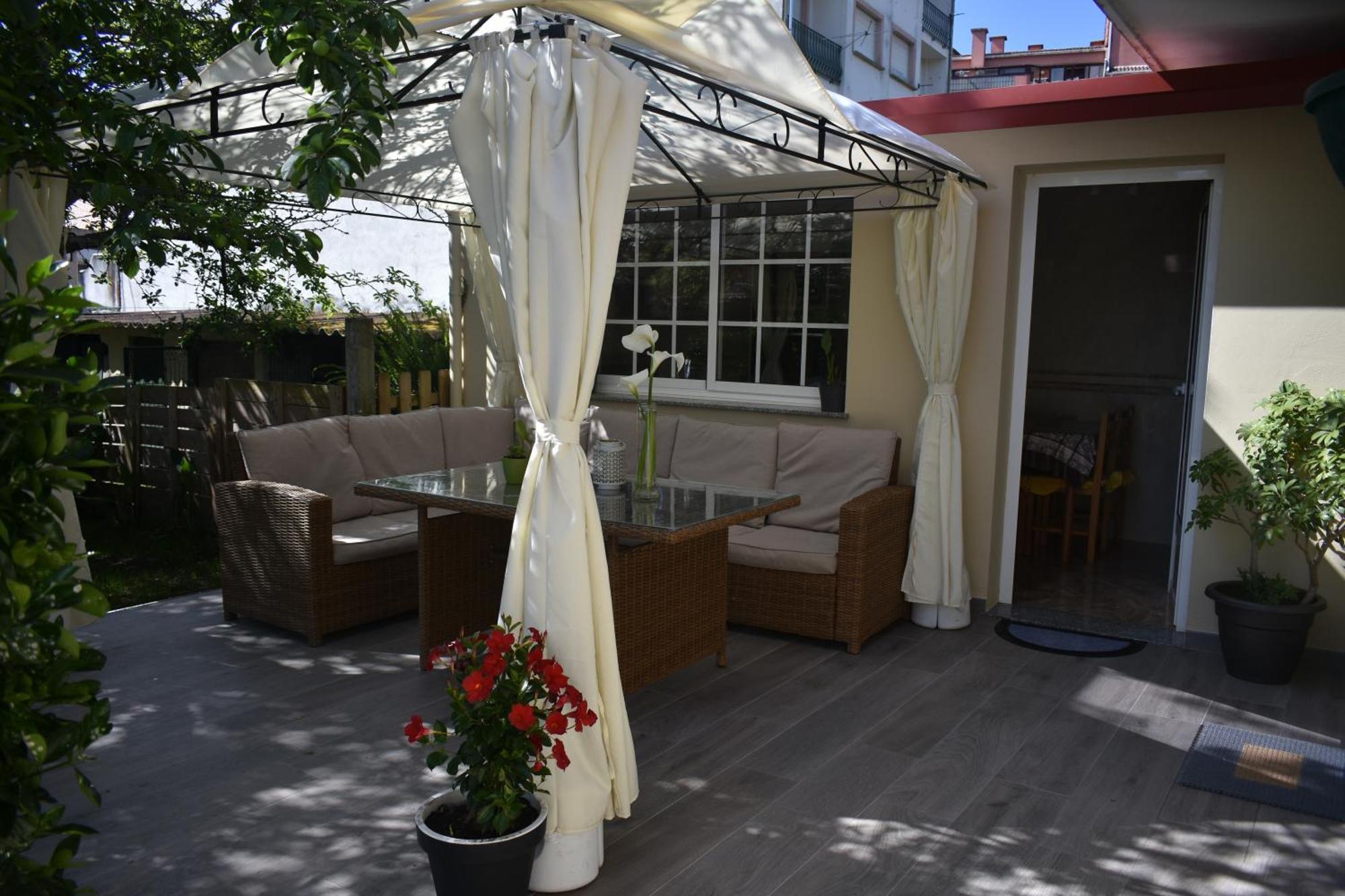 Appartement Jardin, Terraza Y Barbacoa à O Grove Extérieur photo