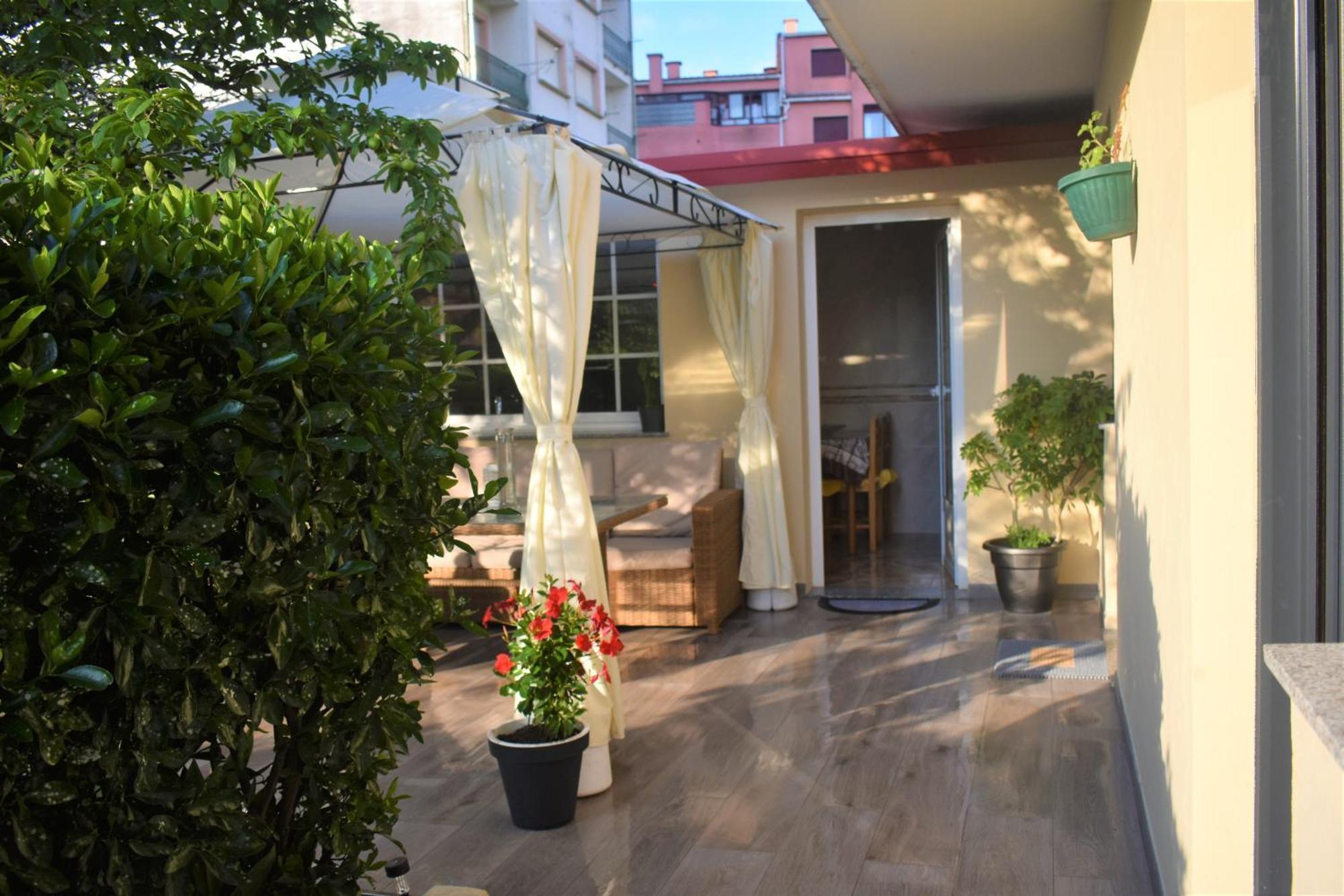 Appartement Jardin, Terraza Y Barbacoa à O Grove Extérieur photo